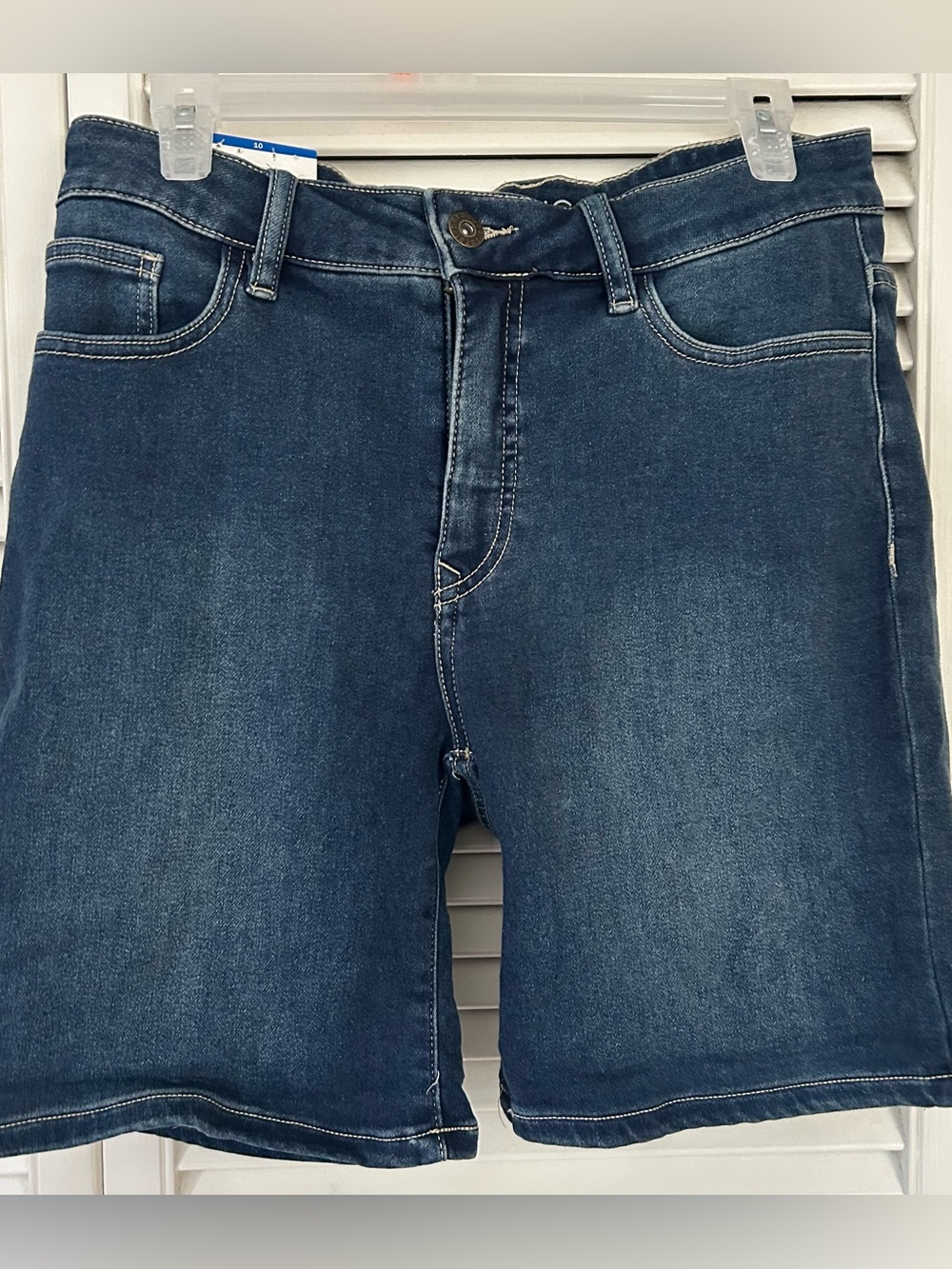 Faded Blue Relaxed Fit Women’s Denim Shorts